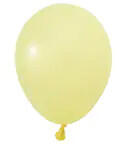Balonevi Latex lufi, 5", 13cm, 100db/cs, Macaron Yellow, Vanília (LUFI299200)
