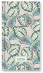 VECTRALINE zsebnaptár, álló, heti, 2026, Color flexi leaves (VEC-23-09786-5)