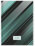 VECTRALINE határidőnapló, B/6, heti tervező, 2026, Csíkos (VEC-23-09818) - mesescuccok