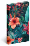REALSYSTEM zsebnaptár, álló, heti, 9x16, 5cm, 2026, Picture hibiszkusz (RSZ-5811-75)