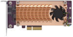 QNAP QM2-2P-244A 2x M. 2 SSD port bővítő kártya, PCIe (QM2-2P-244A)