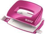 Leitz Perforator Leitz MINI 5060, 10 coli - roz metalizat (L-50601023) - officeclass