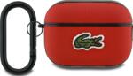 Lacoste Petit Pique Husă cu Logo Croc pentru AirPods Pro 2 Roșu (LCAP2PVCR)