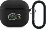 Lacoste Petit Pique Husă cu Logo Croc pentru AirPods 4 Negru (LCA4PVCK)