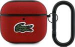 Lacoste Petit Pique Калъф с Лого Croc за AirPods 4 Червен (LCA4PVCR)