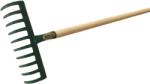  Grebla oțel cu 10 dinți, cu coada de lemn 800 mm (96968) Grebla