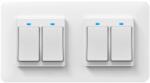 HomeVast Set HomeVast®, format din doua intrerupatoare smart, cu buton, 2 canale (ES-WPS-2-x-2)