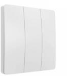 HomeVast Intrerupator cinetic, RF433, 3 canale, alb - Model ES-KS03 (ES-KS03)