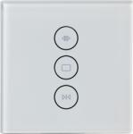 HomeVast Intrerupator inteligent cu contact tactil, HomeVast®, pentru automatizare draperii, cu protocol WiFi, compatibil Tuya/Smartlife (ES-WFCSEU-1)