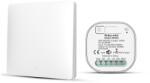 HomeVast Kit HomeVast®, format din intrerupator cinetic, RF, 1 canal, alb + 1 receiver inteligent, cu protocol WiFi+RF, compatibil Tuya/Smart life, on/off (WHD03111P)