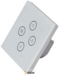 HomeVast Intrerupator inteligent cu contact tactil, HomeVast®, pentru automatizare ventilator, cu protocol WiFi, compatibil Tuya/Smartlife (ES-WFFLSEU-1)