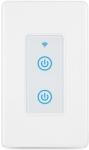 HomeVast Intrerupator inteligent modular, cu contact tactil, 1 modul, 2 canale, alb - Model DS-123-2-1 (DS-123-2-1)