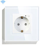 HomeVast Priza de perete inteligenta, HomeVast®, cu protocol WiFi, compatibil Tuya/Smartlife, alb (SM-W16A-W)