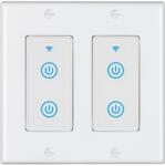 HomeVast Intrerupator inteligent modular, cu contact tactil, 2 module, 4 canale, alb - Model DS-123-2-2 (DS-123-2-2)