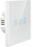 HomeVast Intrerupator inteligent cu contact tactil, HomeVast®, pentru automatizare draperii, cu protocol WiFi, compatibil Tuya/Smartlife (DS-151)