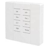 HomeVast Telecomanda RF, HomeVast®, cu 8 taste, cu baterii reincarcabile prin USB, prindere magnetica, alba (QS-RF-K08)