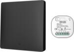 HomeVast Kit HomeVast®, format din intrerupator cinetic, RF, 1 canal, negru + 1 receiver inteligent, cu protocol ZigBee+RF, compatibil Tuya/Smart life, on/off (WHD03111ZB)