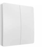 HomeVast Intrerupator cinetic, RF433, 2 canale, alb - Model ES-KS02 (ES-KS02)