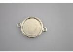 Ach Ach: Medál/karkötő alap kerek, sima szélű kicsi 20db/csom (380694)