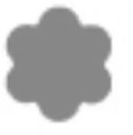 Pentacolor Pentacolor: Formalyukasztó 38 mm, Virág, hat szirmú (20883)