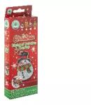  Karácsonyi gyémántfestős kulcstartókészítő, Hóember (05465)