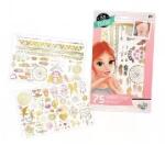 Buki Buki: BUKI: Lemosható metál tetoválás szett lányoknak - 75 db-os (BUKITA002)