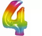 GoDan Godan: Szivárvány színű, számos fólia lufi, 76 cm - 4 (CH-STC4)