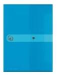 Herlitz Herlitz: Dokumentumtartó PP A5 easy orga to go átlátszó kék (11207073)