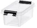 Smartstore Smartstore: Műanyag tárolódoboz, 0, 3 liter, fekete fogantyúkkal, SMARTSTORE "Classic 0, 5", átlátszó (3452070)