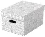 Esselte Esselte: Tárolódoboz, M méret, ESSELTE "Home", fehér (628282)
