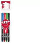 ICO Ico: Alkoholos marker készlet, OHP, 0, 5 mm, F, ICO, 4 különböző szín (9070024000)