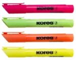 Kores Kores: Szövegkiemelő készlet, 0, 5-5 mm, KORES "High Liner Plus", 4 különböző szín (36040)