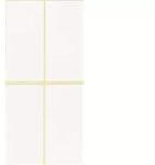 Corwell Corwell: Etikett, 40x80 mm, 60 etikett/csomag (5998377104238)