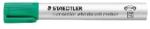 STAEDTLER Staedtler: Táblamarker, 2 mm, kúpos, STAEDTLER "Lumocolor® 351", zöld (351-5)