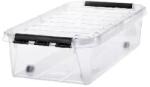 Smartstore Smartstore: Műanyag tárolódoboz, 31 liter, fekete fogantyúkkal és görgőkkel, SMARTSTORE "Classic 35", átlátszó (3541070)