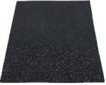 Ach Impex Ach Impex: Dekorgumi glitteres 20*30cm 2 mm vastag - fekete (19383)