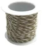 Ach Ach: Zsinor 1mm 100% pamut 10m/tekercs bézs-fehér (371916)