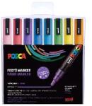 uni Uni: Dekormarker készlet, 0, 9-1, 3 mm, UNI "Posca PC-3ML", 8 különböző csillogó szín (2UPC3MLCSKL)