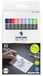 Schneider Schneider: Ecsetirón készlet, hajlékony heggyel, SCHNEIDER "Paint-It 070", 10 különböző szín (ML07010504)