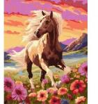 Ideyka Ideyka: Ideyka: Festés számok szerint, Kecses paripa - 40 x 50 cm (KHO6584)