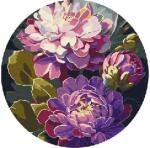 Ideyka Ideyka: Ideyka: Festés számok szerint, Feltűnő virágok - 26 cm (KHO-R1153)