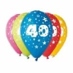 Gulliver (1286) Gulliver (1286): Szamos gumi lufi 40, 5 db/csom (11-PRINT40)