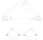 CTR Brat, suspensie roata CTR CQ0645L (CQ0645L)