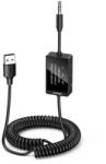 UGREEN Transmitator Audio, Bluetooth 5.4, Led Display, Plug&Play - BT303 (45236) - Black (KF2350377) - vexio