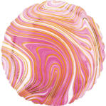  Rózsaszín Ombre Kör Fólia lufi 43 cm (DPA4208401) - nasivegyi
