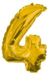  Arany Gold óriás 4-es szám fólia lufi 85 cm (PNN91188) - nasivegyi