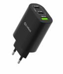 Cellect MTCB-PD65WNE-BK Hálózati gyorstöltő adapter, 65W, Fekete (MTCB-PD65WNE-BK)