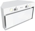 GLOBALO Hota incorporabila Globalo Floweri, clasa energetica B, latime 60 cm, adancime 30 cm, control cu butoane, interval de viteza 3 trepte, capacitate maxima de absortie 570 m3/h, Alb (FLOWERI_60_2_WHITE) Hota