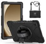 Gigapack Samsung Tab A9 Plus 5G / Tab A9 Plus WIFI GIGAPACK Defender műanyag telefonvédő ütésállóság, 360° + kézpánt, FEKETE (GP-150481) (GP-150481)