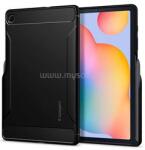 Spigen Samsung Tab S6 Lite 10.4 LTE RUGGED ARMOR szilikon telefonvédő ütésállóság, karbon minta, FEKETE (ACS01284) (ACS01284)